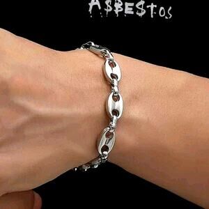 Stainless Steel Pig Nose Bracelet